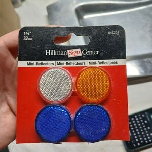 Mini Reflectors - Silver, Orange, Blue